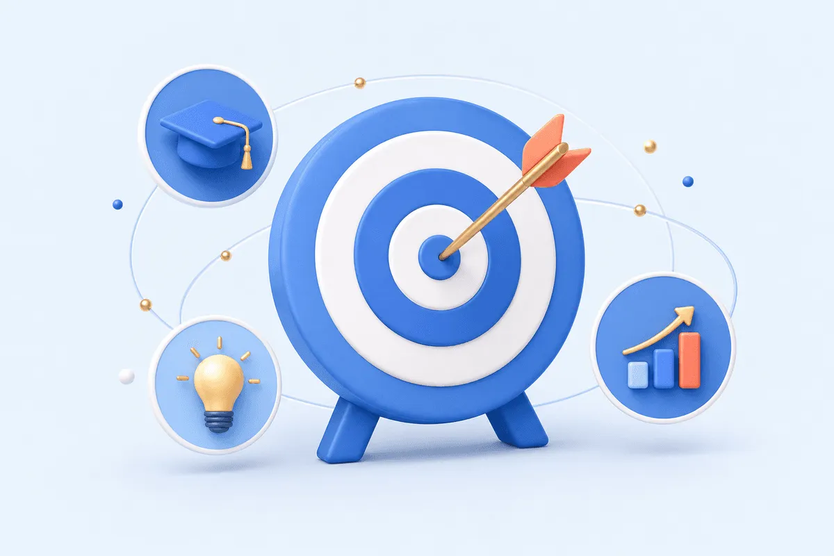 Target representing Audio's education mission